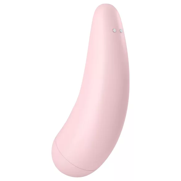 Satisfyer Curvy 2+ - vibrador clitóris sucção app - silicone rosa