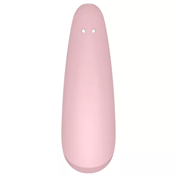 Satisfyer Curvy 2+ - vibrador clitóris sucção app - silicone rosa