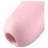Satisfyer Curvy 2+ - vibrador clitóris sucção app - silicone rosa