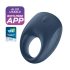 Satisfyer Strong One - Anel peniano vibratório inteligente (azul)