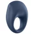 Satisfyer Strong One - anel peniano vibratório inteligente - silicone azul