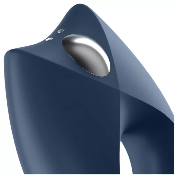 Satisfyer Royal One - Anel peniano vibratório com controlo por app, para homens (azul)