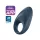 Satisfyer - anel peniano vibratório inteligente - silicone azul