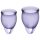 Satisfyer Feel Confident - Conjunto de Copos Menstruais (roxo)