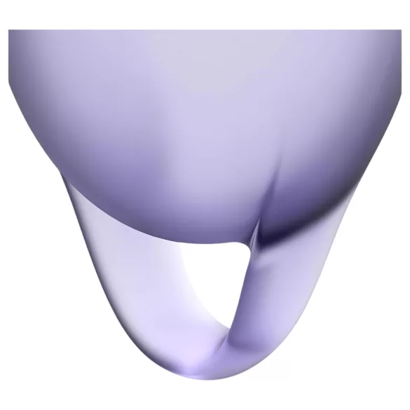 Satisfyer Feel Confident - coletor menstrual em silicone - kit roxo