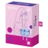 Satisfyer Feel Good - conjunto de copos menstruais de silicone (azul, 2 unid.)