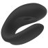 Satisfyer Double Joy - vibrador inteligente à prova d'água para casais (preto)