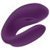 Satisfyer Double Joy - vibrador inteligente e à prova d'água para casais (roxo)