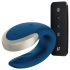 Satisfyer Double Love - vibrador inteligente para casais (azul)