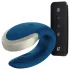 Satisfyer Double Love - vibrador de casal controlado por app (azul)