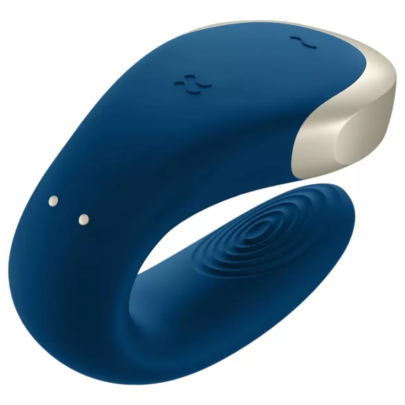 Satisfyer Double Love - vibrador de casal controlado por app (azul)