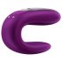 Satisfyer Double Fun - vibrador inteligente para casais (roxo)