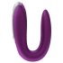Satisfyer Double Fun - vibrador inteligente para casais (roxo)