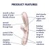 Satisfyer Hot Lover - vibrador inteligente (prata)