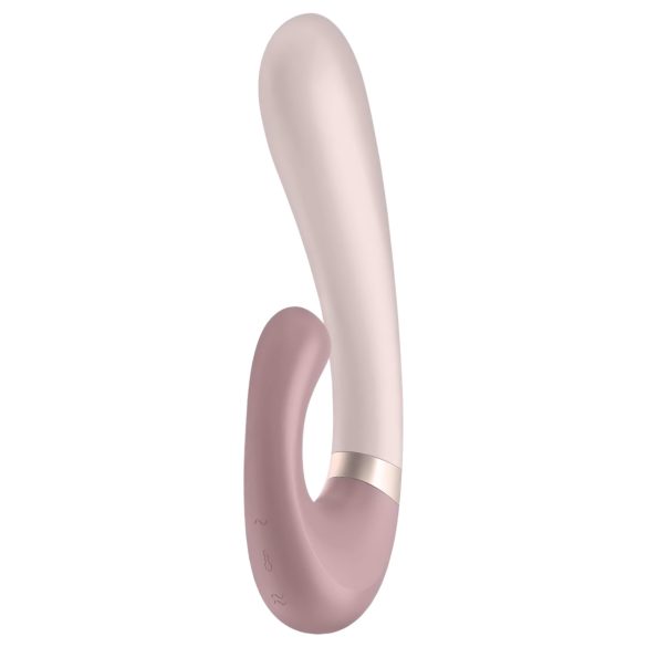 Satisfyer Heat Wave - Massageador Inteligente com Aquecimento e Braço (Bege)