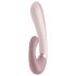 Satisfyer Heat Wave - vibrador com aquecimento e braço flexível (bege)