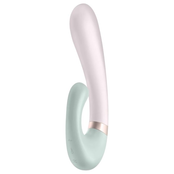 Satisfyer Heat Wave - vibrador inteligente com aquecimento e braço (menta)