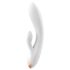 Satisfyer Double Flex - vibrador inteligente com estimulador de clitóris (branco)