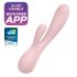 Satisfyer Mono Flex - vibrador inteligente à prova d'água (rosa)