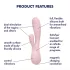 Satisfyer Mono Flex - Vibrador controlado por app (rosa)
