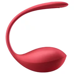   Satisfyer Shiny Petal - vibrador bullet controle remoto - vermelho