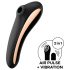 Satisfyer Dual Kiss - vibrador recarregável para vagina e clitóris (preto)