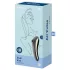 Satisfyer Dual Kiss - vibrador recarregável vaginal e clitóris - preto