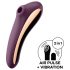 Satisfyer Dual Kiss - 2 em 1, vibrador vaginal e clitoriano (roxo)
