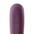 Satisfyer Dual Kiss - 2 em 1, vibrador vaginal e clitoriano (roxo)