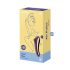 Satisfyer Dual Kiss - 2 em 1, vibrador vaginal e clitoriano (roxo)