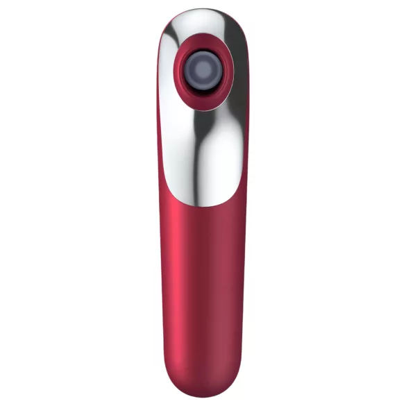 Satisfyer Dual Love - vibrador clitóris e vaginal com app - silicone vermelho