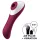 Satisfyer Dual Crush - vibrador ponto G e clitóris recarregável - vermelho