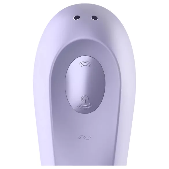 Satisfyer Dual Pleasure - vibrador 2 em 1 sucção e vibração - silicone lilás