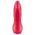 Satisfyer - plug anal vibratório rotativo com esferas - silicone vermelho