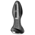 Satisfyer - plug anal vibratório com esferas - silicone preto