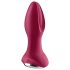 Satisfyer Rotator Plug 2 - Vibrador Anal com Pérolas Recarregável (Vermelho)