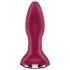 Satisfyer Rotator Plug 2 - Vibrador Anal com Pérolas Recarregável (Vermelho)