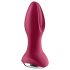 Satisfyer Rotator Plug 2 - Vibrador Anal com Pérolas Recarregável (Vermelho)