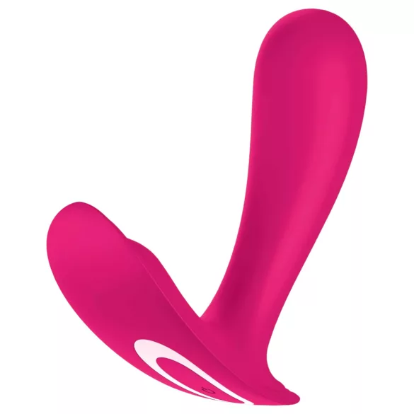 Satisfyer Top Secret - vibrador duplo motor control app - silicone rosa