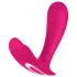 Satisfyer Top Secret - vibrador duplo motor control app - silicone rosa