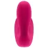 Satisfyer Top Secret - vibrador duplo motor control app - silicone rosa