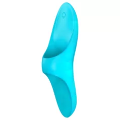   Satisfyer Teaser - vibrador de dedo recarregável à prova d'água - turquesa