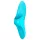 Satisfyer Teaser - vibrador de dedo recarregável à prova d'água - turquesa
