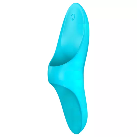 Satisfyer Teaser - vibrador de dedo recarregável à prova d'água - turquesa