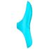 Satisfyer Teaser - Vibrador de dedo recarregável e à prova d'água (turquesa)
