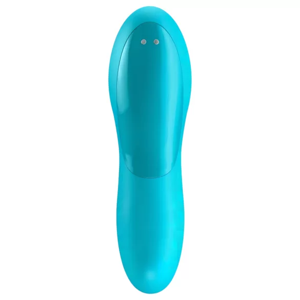 Satisfyer Teaser - vibrador de dedo recarregável à prova d'água - turquesa
