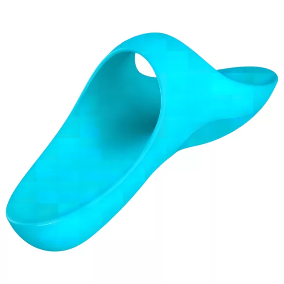 Satisfyer Teaser - vibrador de dedo recarregável à prova d'água - turquesa