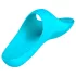 Satisfyer Teaser - vibrador de dedo recarregável à prova d'água - turquesa