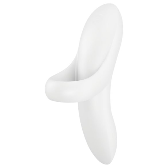 Satisfyer Bold Lover - recarregável, à prova d'água, vibrador de dedo (branco)
