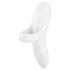 Satisfyer Bold Lover - recarregável, à prova d'água, vibrador de dedo (branco)